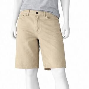 vintage Levi's 550 Relaxed Fit Shorts Mens 36" Tan Denim Classic y2k made in USA
